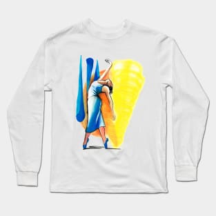 Ballerina Dance Drawing Long Sleeve T-Shirt